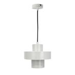 Dyberg Larsen hanglamp Stoke, putty wit, Ø 20 cm, metaal