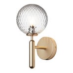 Nuura Miira Wall wall light brass/clear