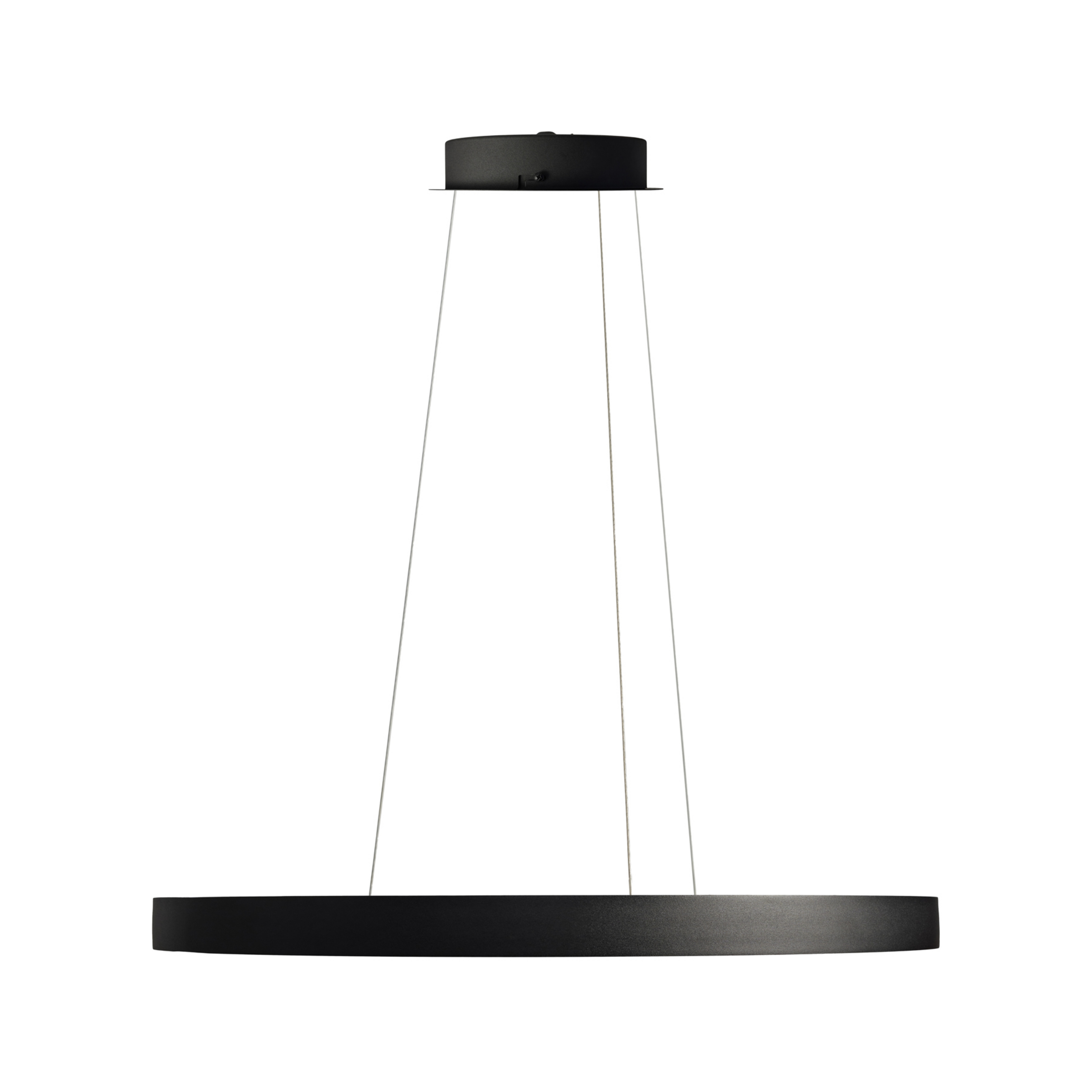 Suspension LED Gloria, Ø 80 cm, métal, blanc - Antidark