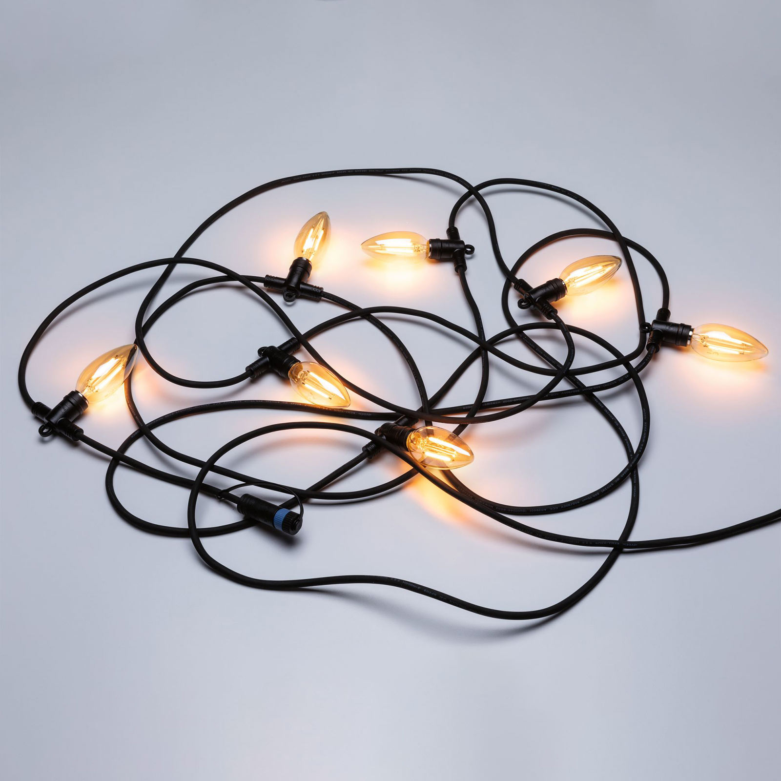 Paulmann Plug & Shine LED-Lichterkette Kerze 7x2W