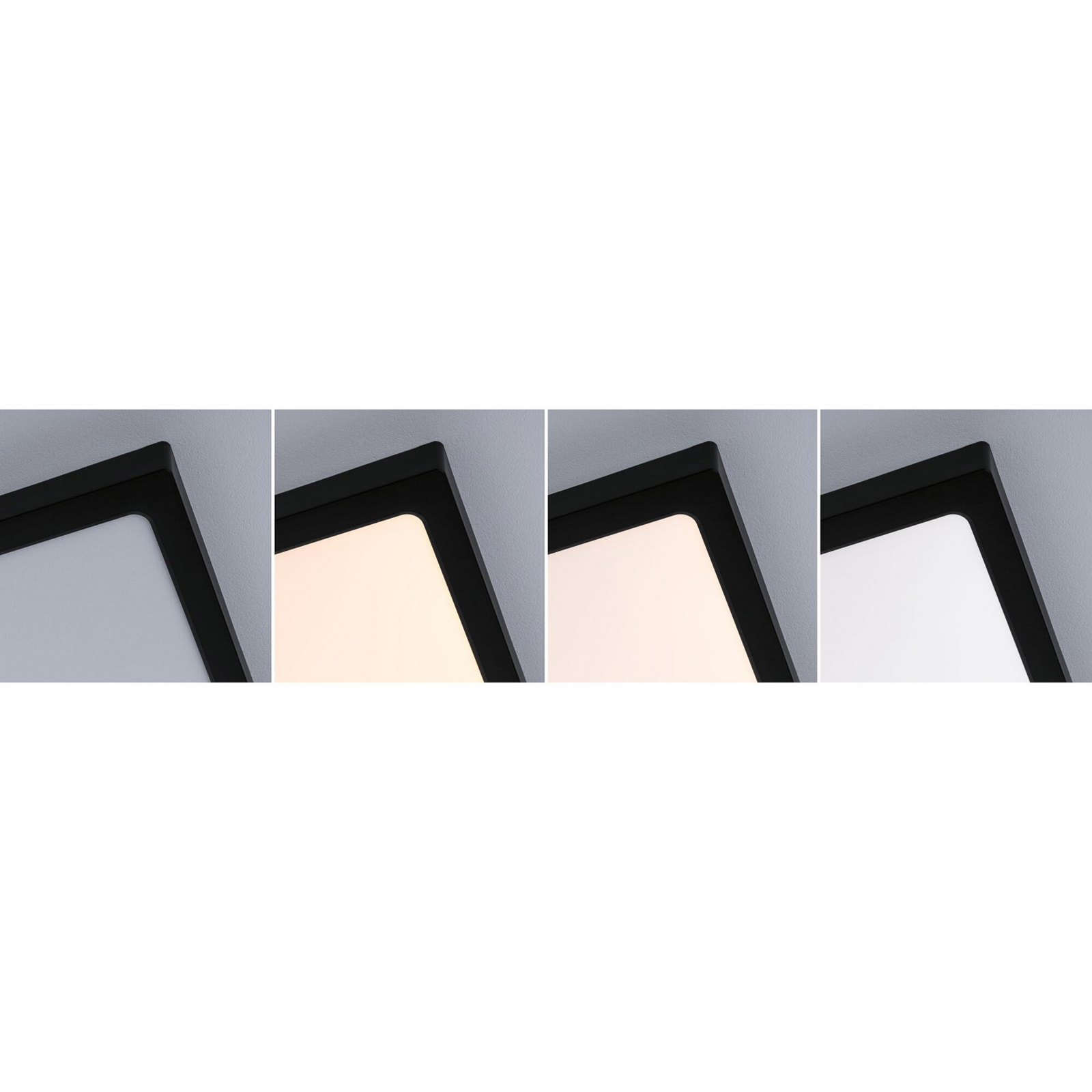 Paulmann LED-panel Abia 2, dolžina 30 cm, črn, CCT, plastika Paulmann LED-panel Abia 2, dolžina 30 cm, črn, CCT, plastika