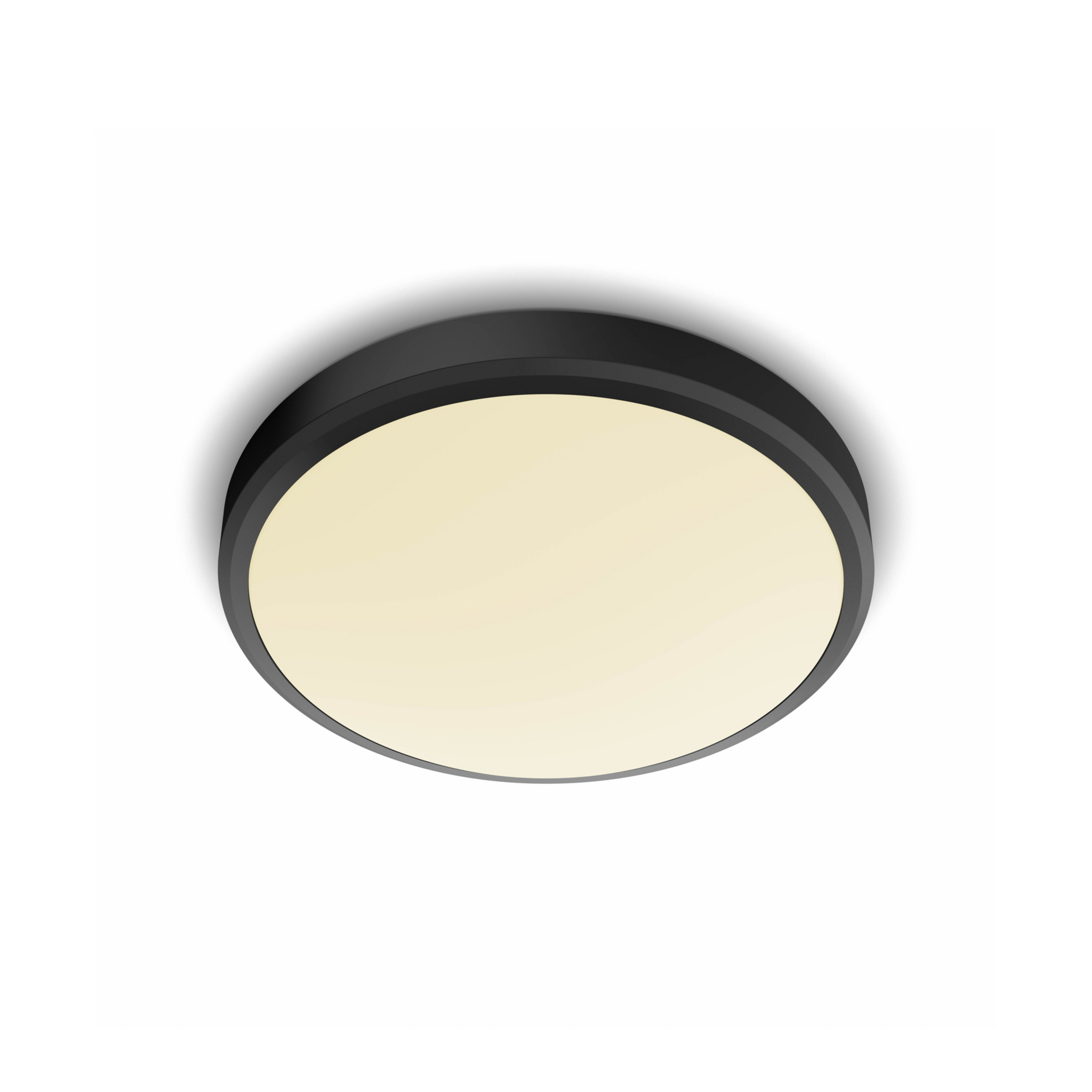 Philips Doris Lámpara de techo LED 2700K negro Ø35cm