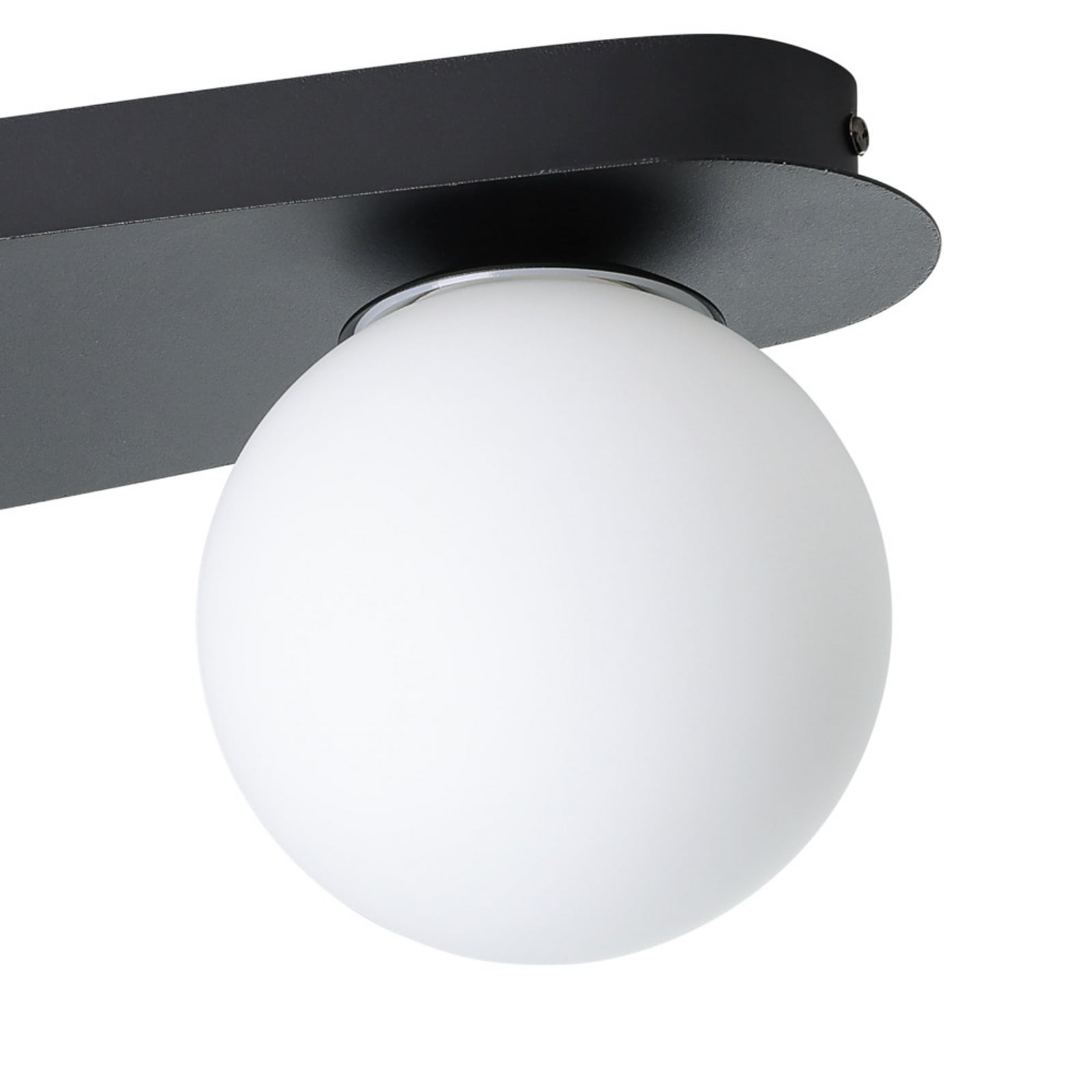 EGLO plafondlamp CASTROVIDO zwart 58 cm 3-lamps IP44 G9-LED