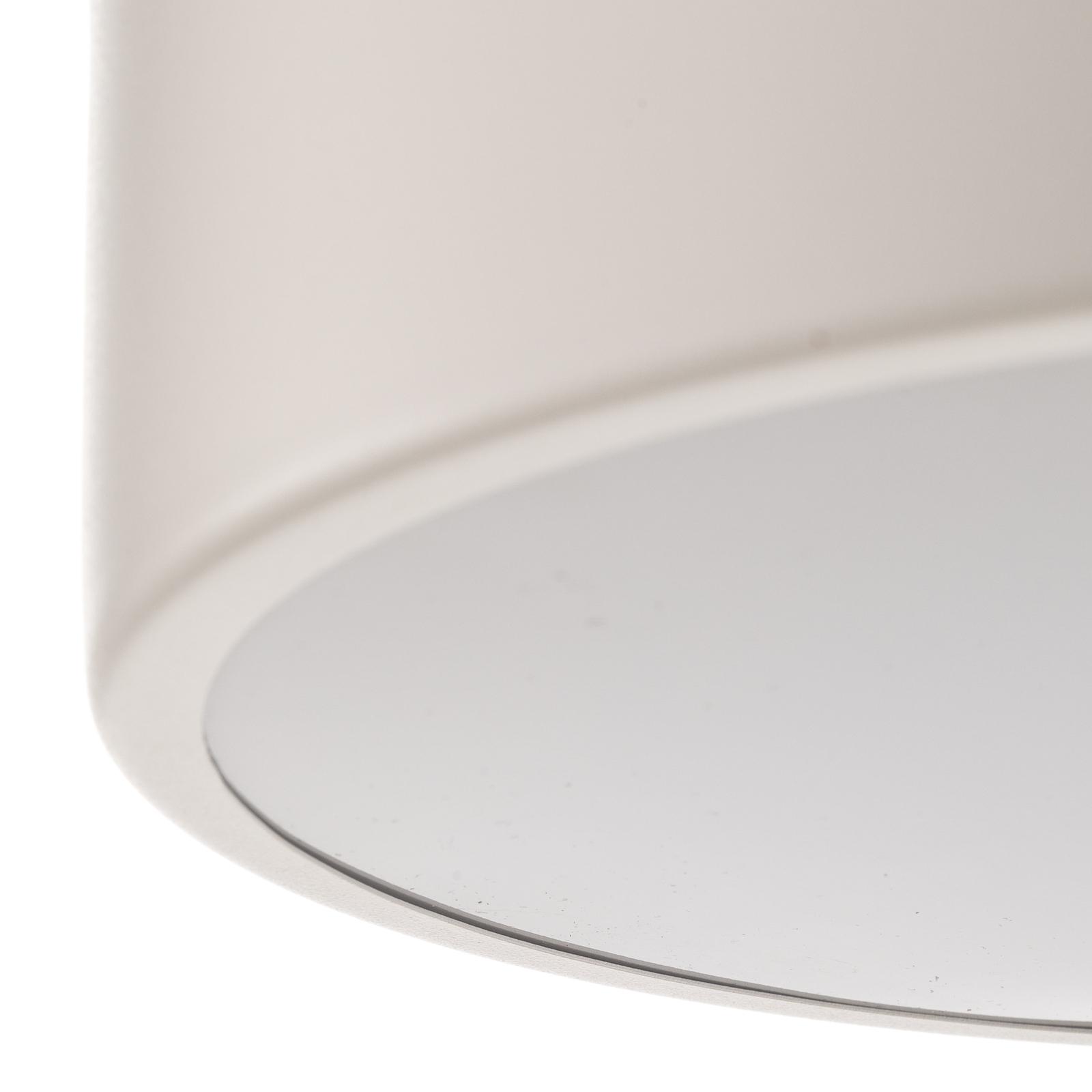 Stropna svetilka Cleo 300, IP54, Ø 30 cm, bela