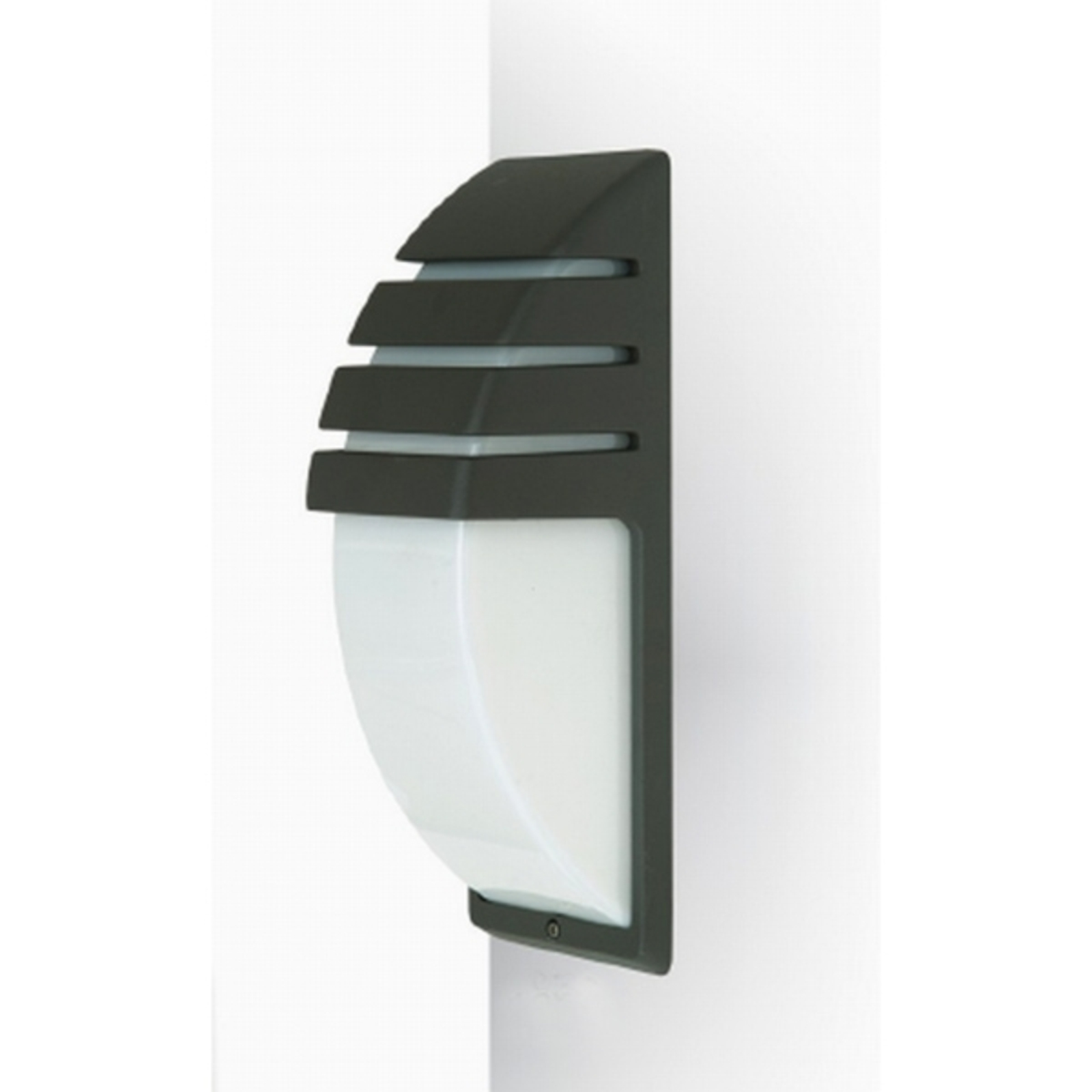 Eco-Light Decorative City ESL designer exterior wall light, aluminium, polycarbonate, E27, 60 W, energy efficiency: A++, W: 12 cm, H: 35 cm