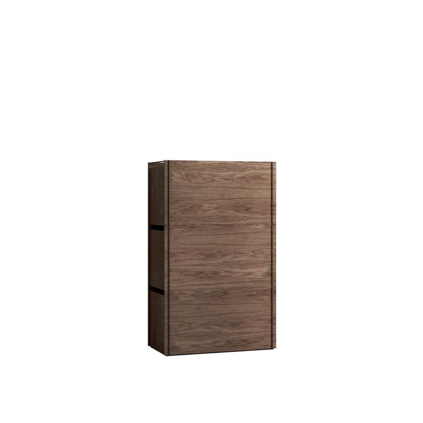 Storage Box Smoked Oak Black - Moebe