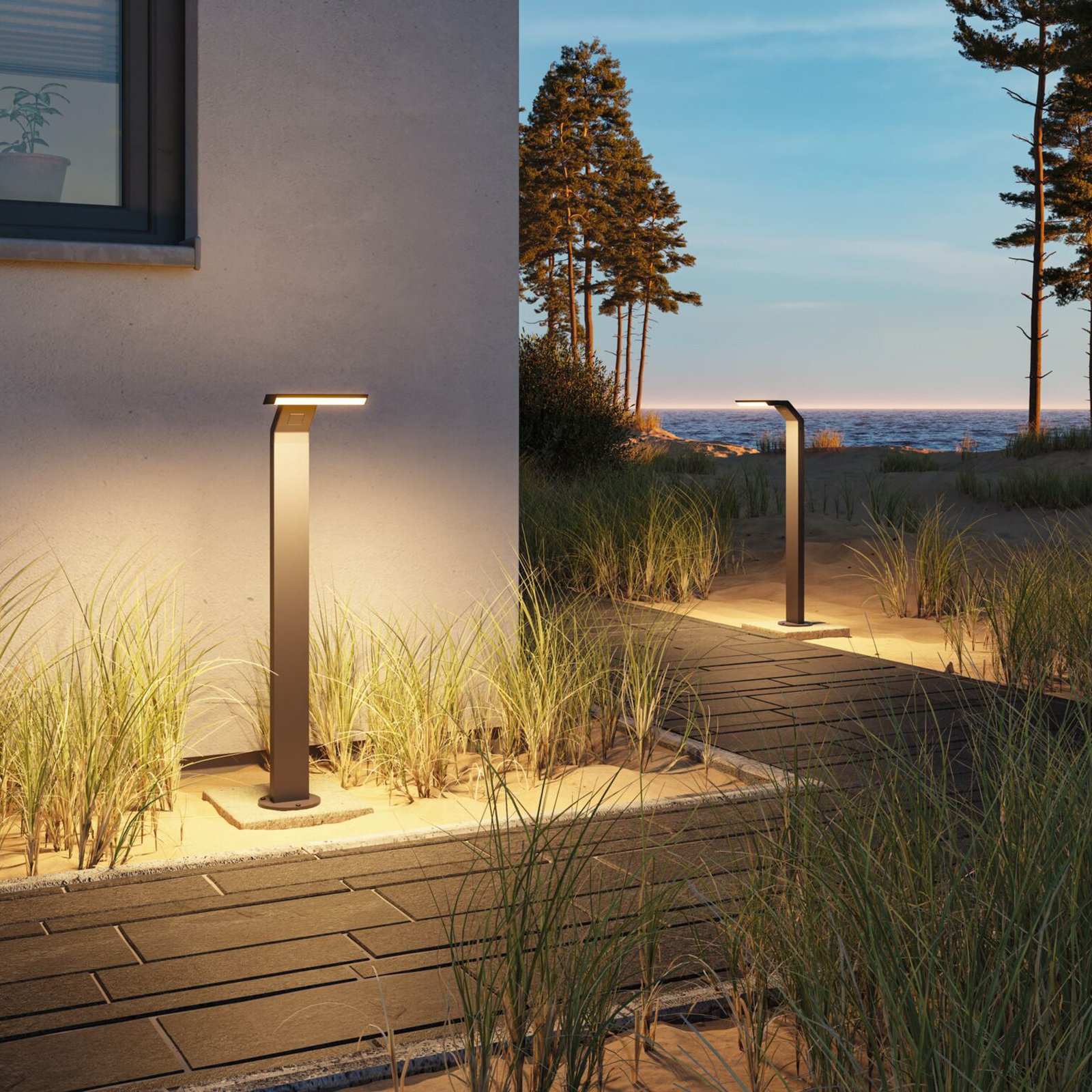Zenera Borne de Jardin SWR Antracit - Paulmann