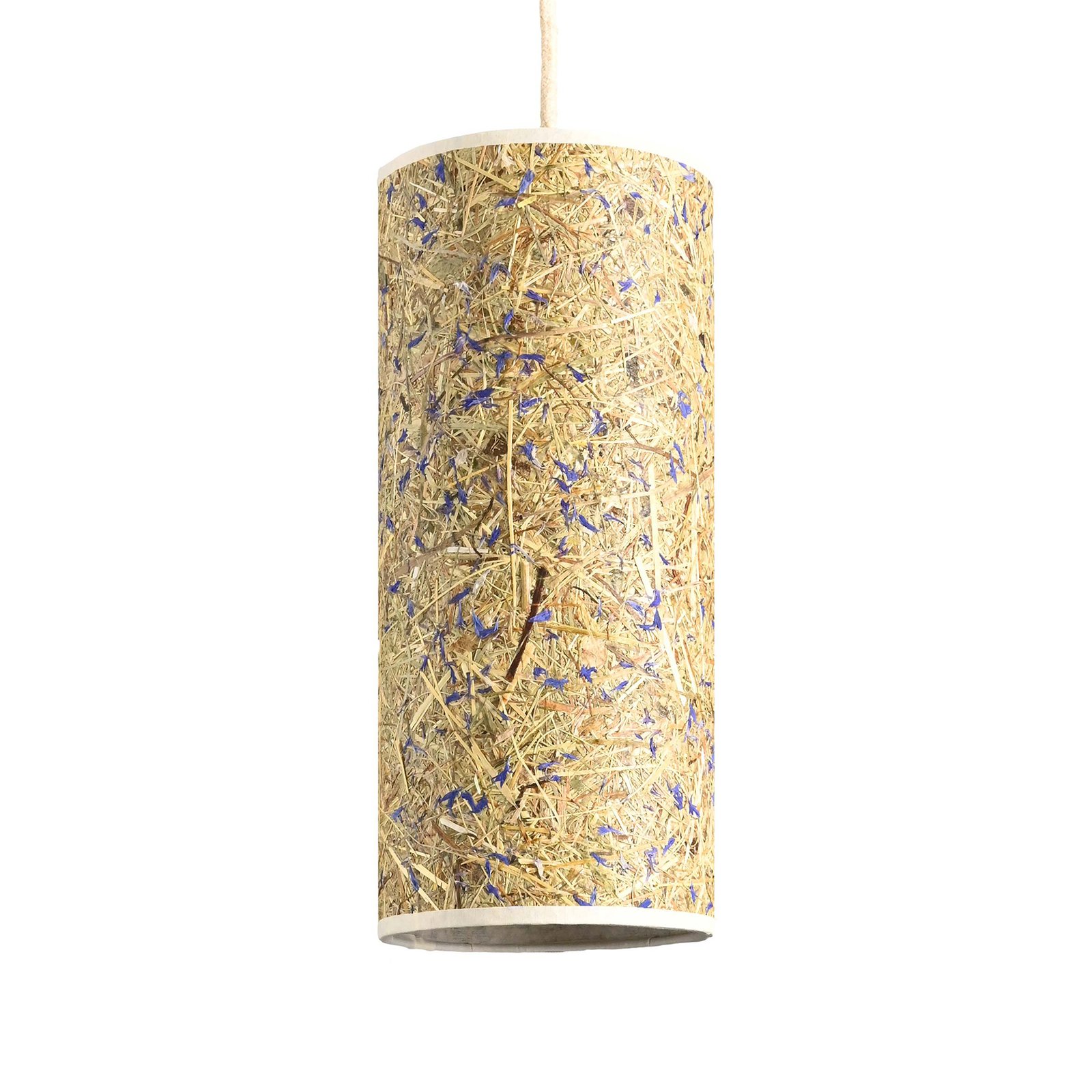 LeuchtNatur Nux hanging light made from alpine hay