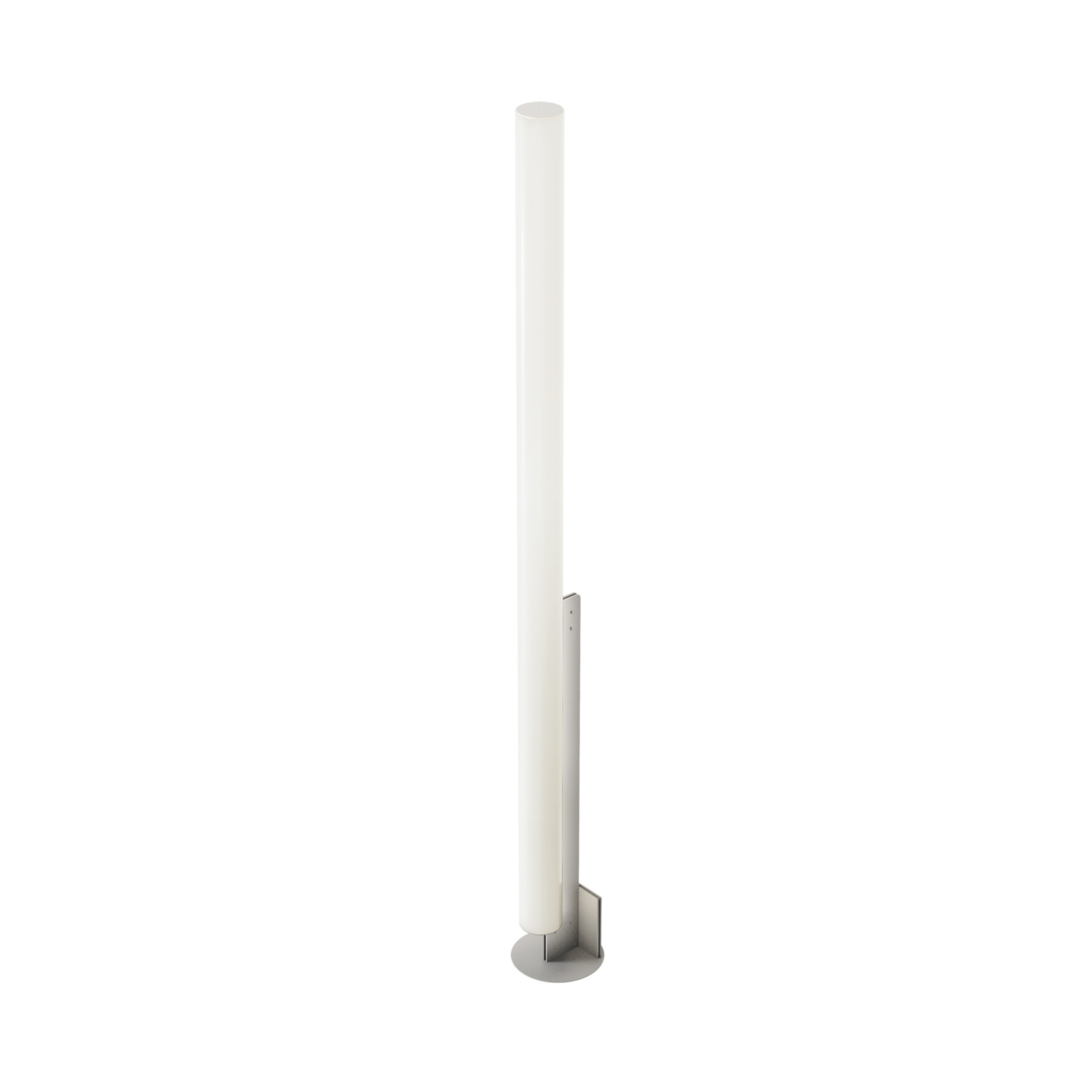 kdln LED-lattiavalo malli T, ruostumaton teräs, korkeus 185 cm, himmennin