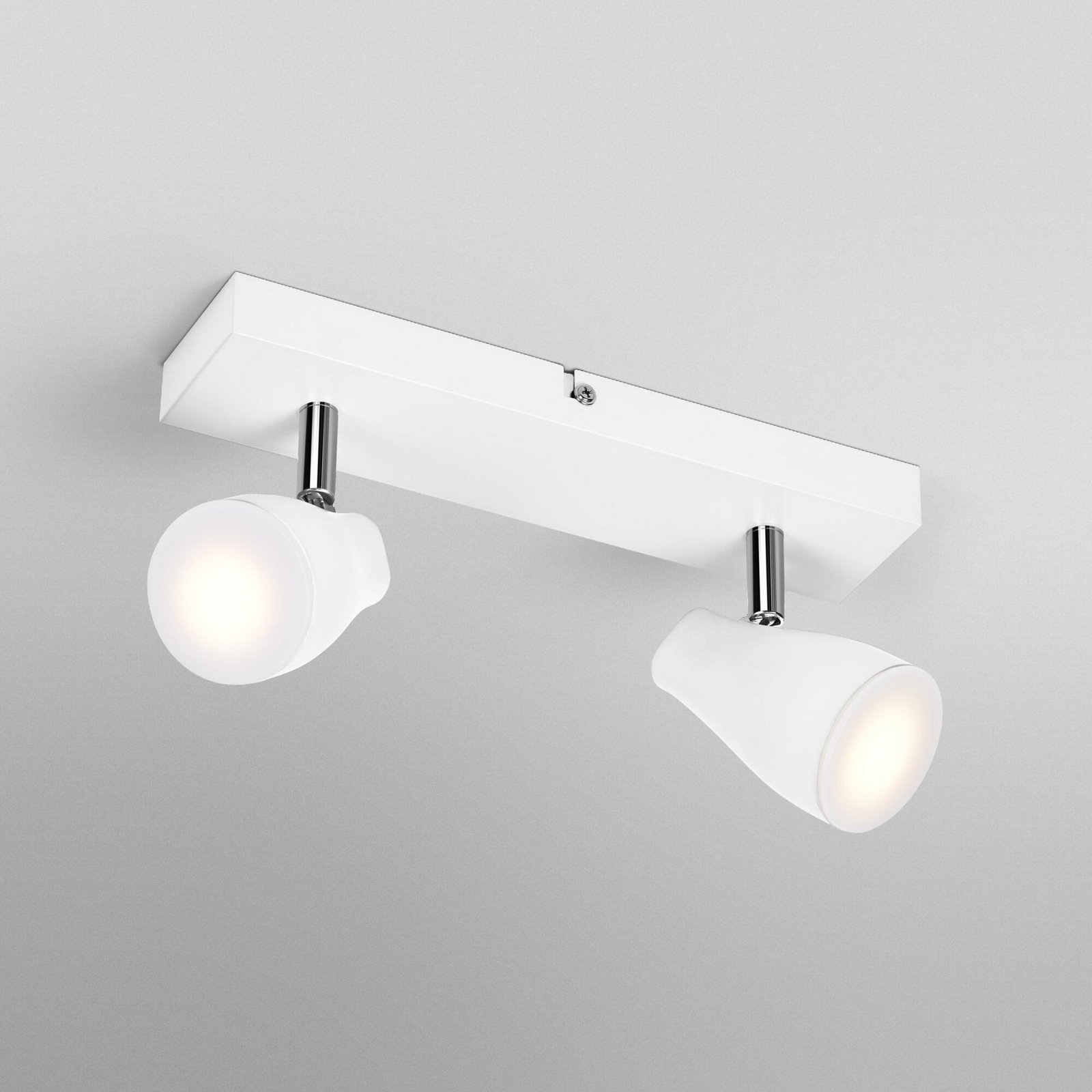 OSRAM plafondspot PEAR, wit, 2-lamps, GU10-LED 2.700 K