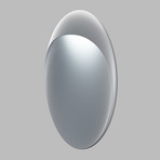 Louis Poulsen Flindt LED wall light, aluminium, 2,700 K, Ø 20 cm