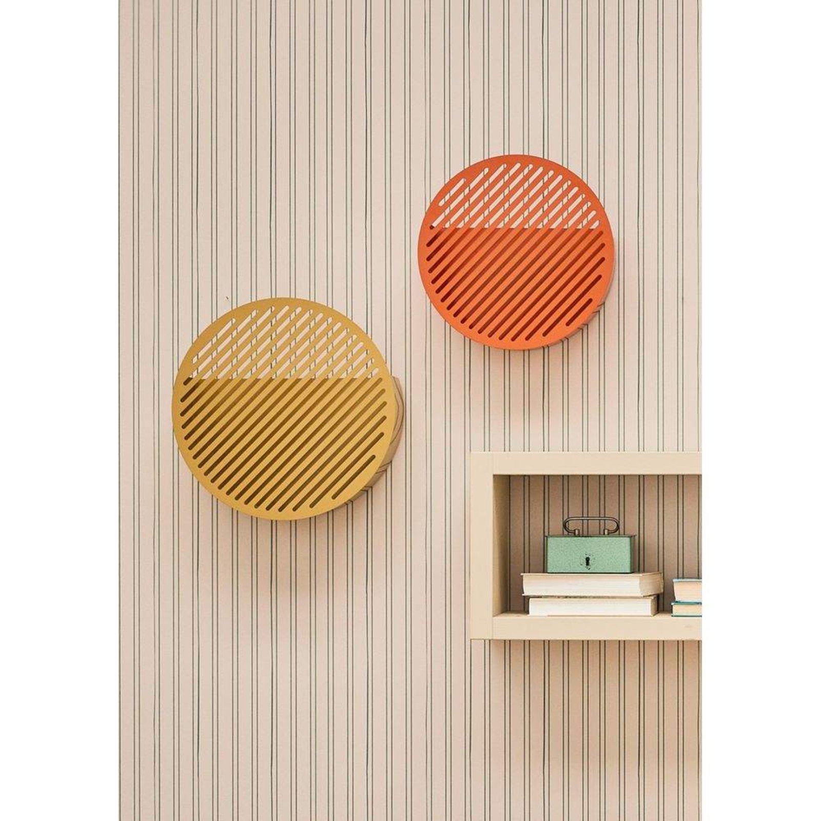 Diagonal Wall Basket Large Zesty Orange - Swedish Ninja