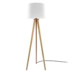 HerzBlut Elli floor lamp, oiled knotty oak/white