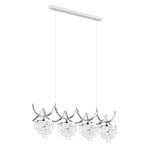 Suspension Kalea 4 lampes avec pendeloques