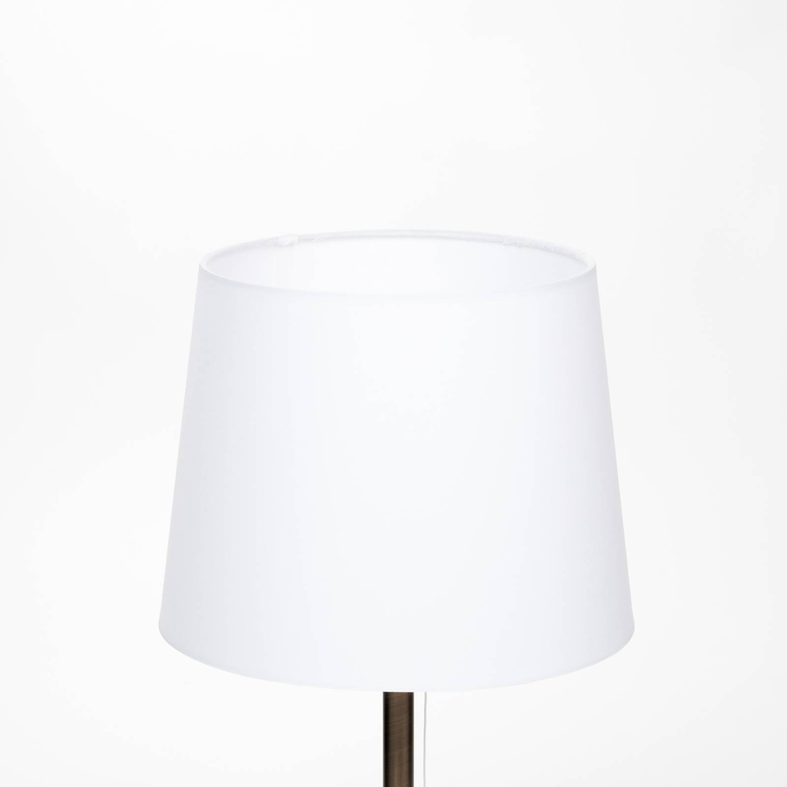 Lindby Alomira bordlampe, 32 cm, nikkel