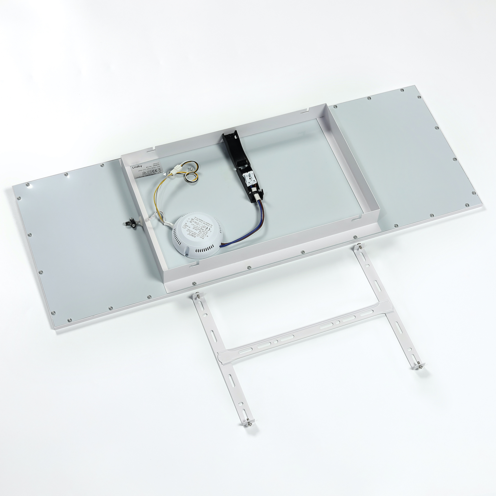 Lindby LED-Panel Luay, 80 x 30 cm, CCT, Remote, dimmbar