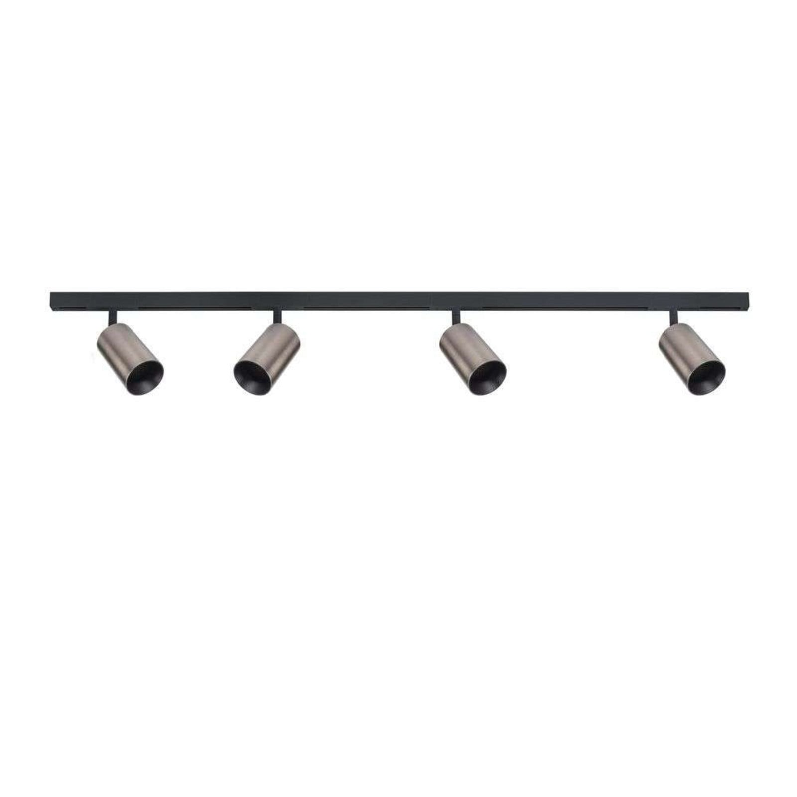 Designline Tube Kit PRO 4 spots, 1,9 m, titanium ANTIDARK - Stue - Metal