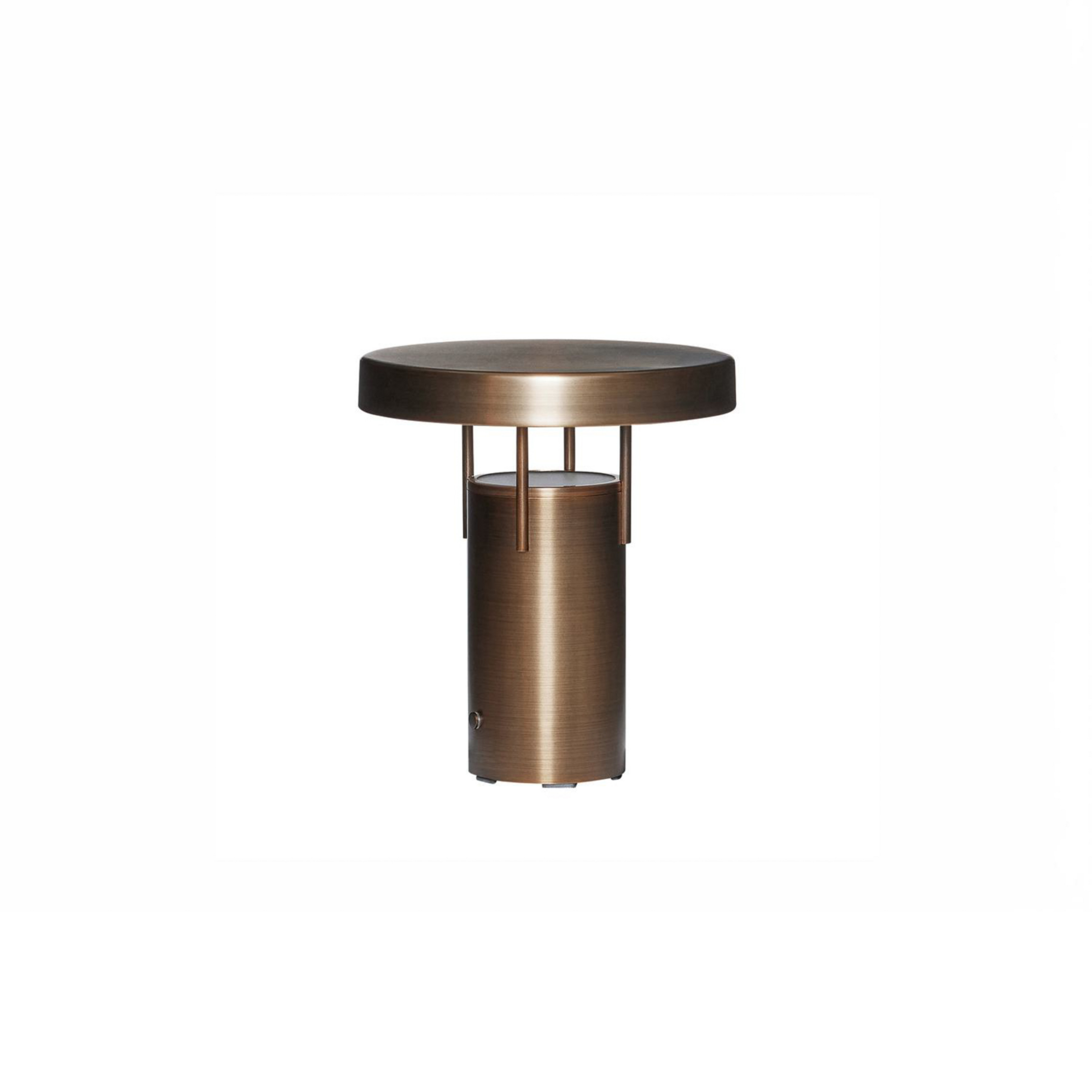 BringMe Mini lampada LED da tavolo a ricarica, ottone, 20 cm - HÜBSCH