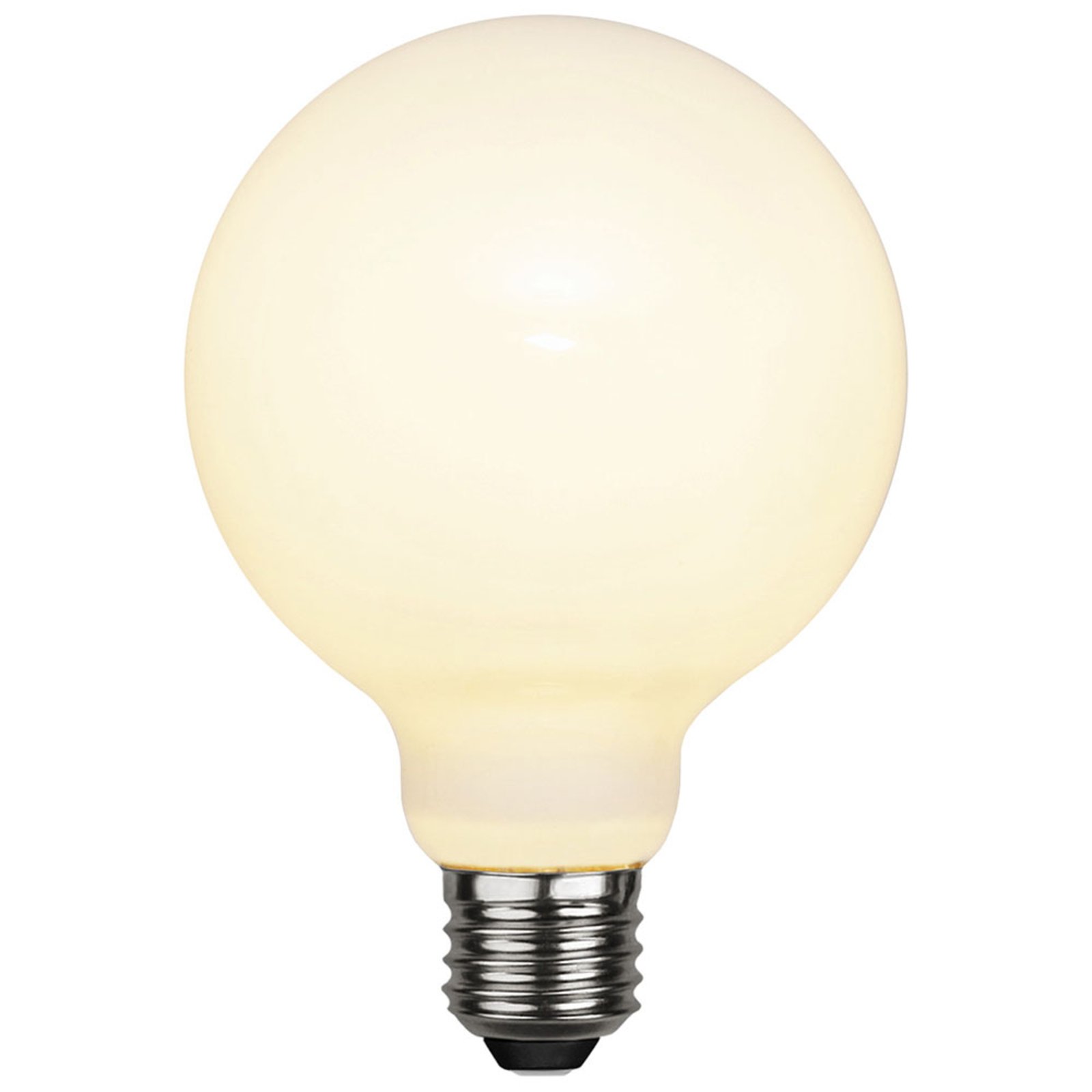 Globe LED bulb E27 G95 7.5 W 3-step dim, opal