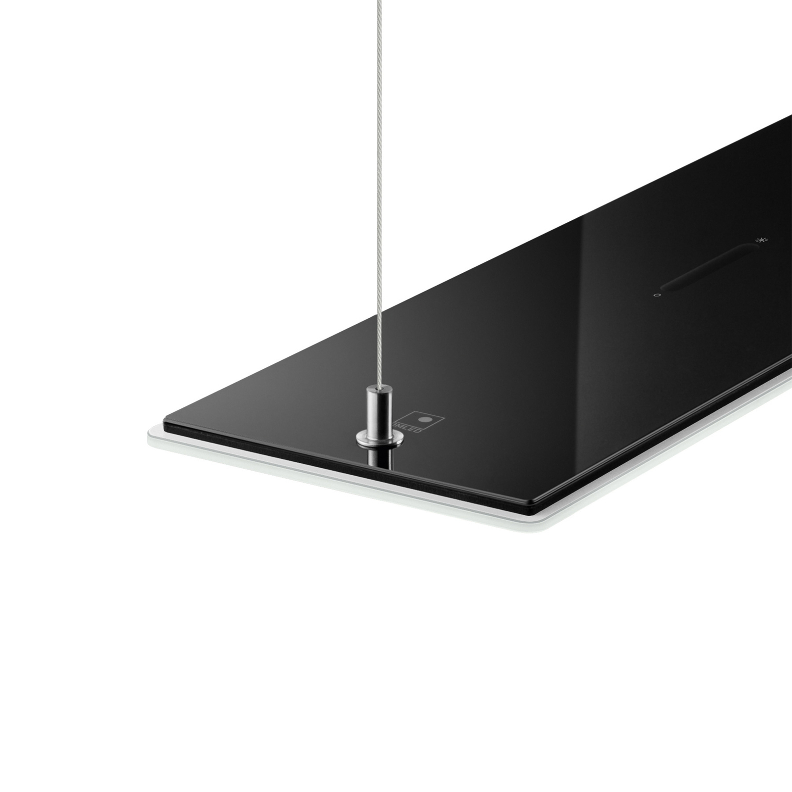 OMLED One s3 – plochá závesná lampa čierna