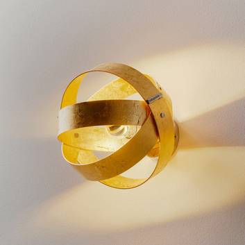 Knikerboker Ecliptika gold-coloured LED wall light