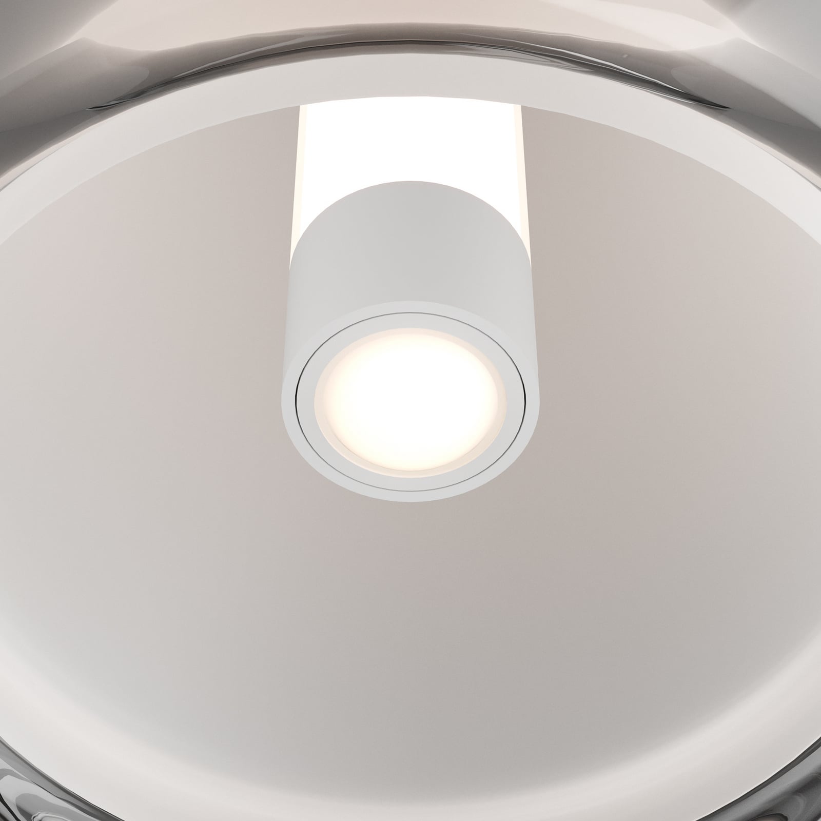 Suspension LED Menorca, nickel, Ø 22 cm CCT - Stars of Light