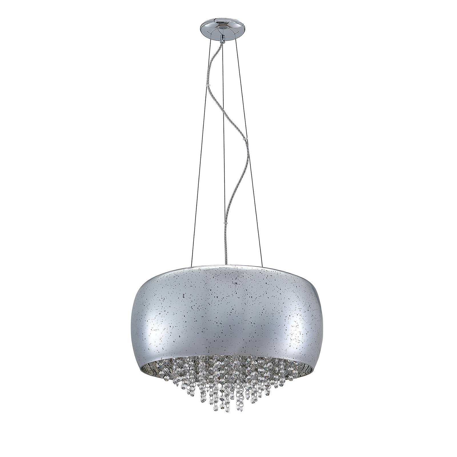Lucande Designer Pendant Light - Living / Dining Room - Hanging Light - dimmable - Silver