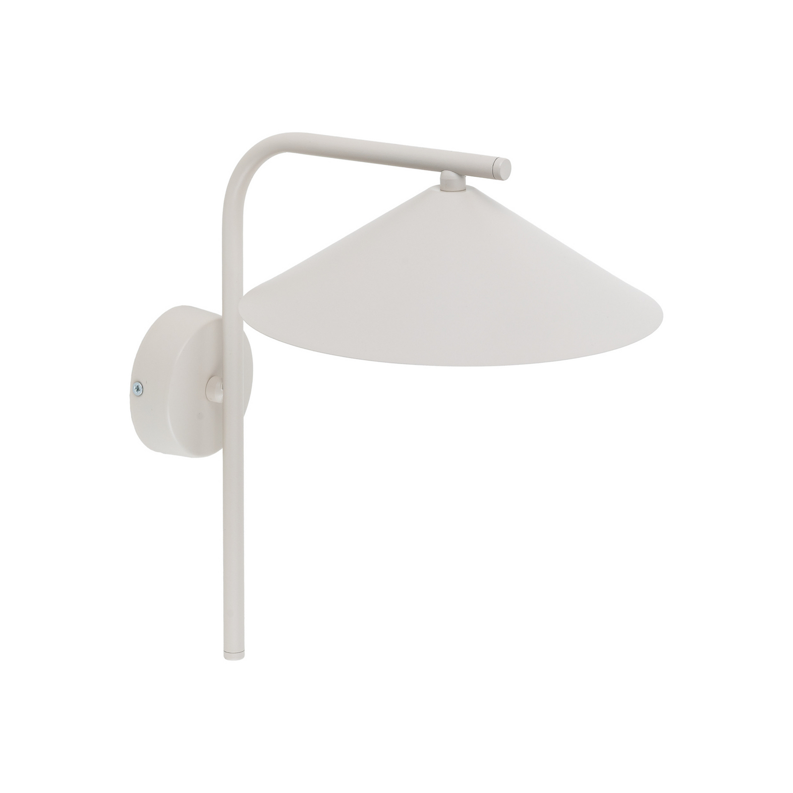 Sieninis šviestuvas „Lume S“, pilkai rusvos spalvos, metalinis, 31 cm aukščio,
