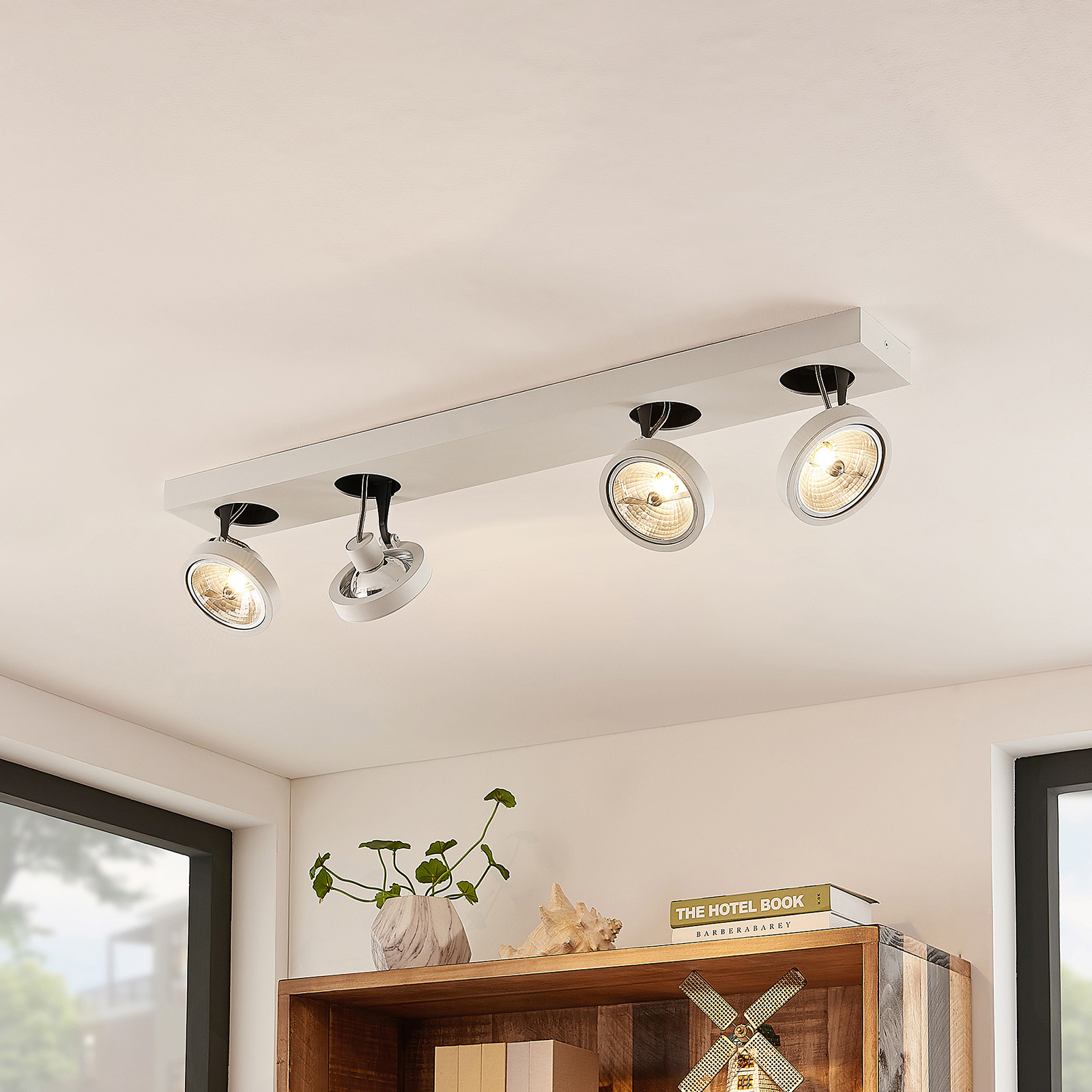 Arcchio Jorvin taklampa 4 lampor, vit | Lamp24.se Arcchio lampor | Lampkultur.se