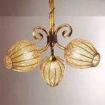 Classic ceiling light GEMMA, hand-blown glass