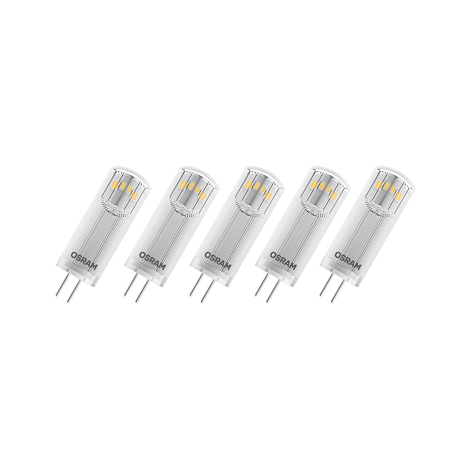 OSRAM Base PIN LED kolík žárovka G4 1,8W 200lm 5ks