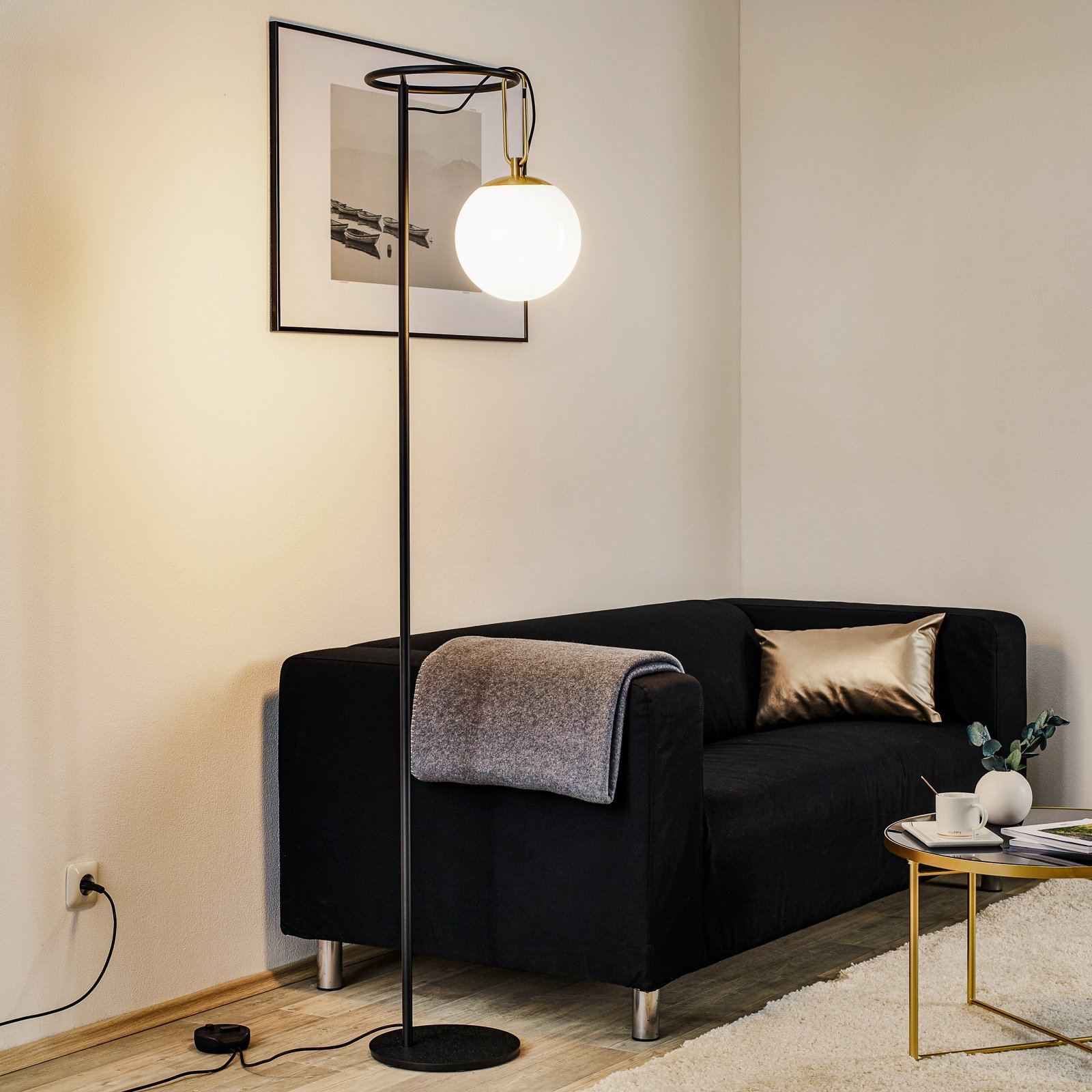 Artemide nh floor lamp with a dimmer