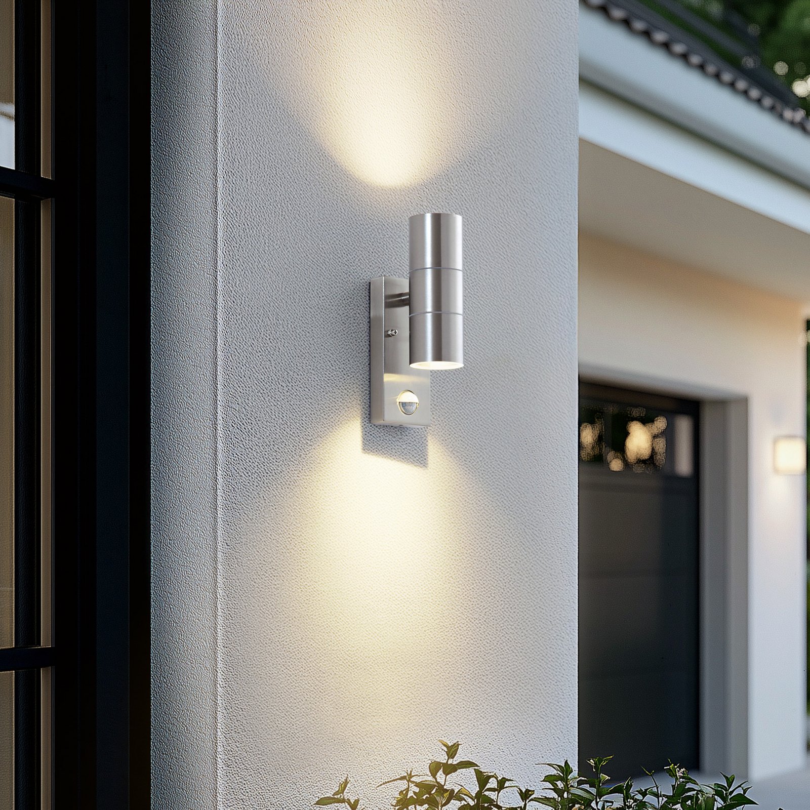 Eyrin Applique Murale d'Extérieur w/Sensor Steel - Lindby Eyrin Applique Murale d'Extérieur w/Sensor Steel - Lindby