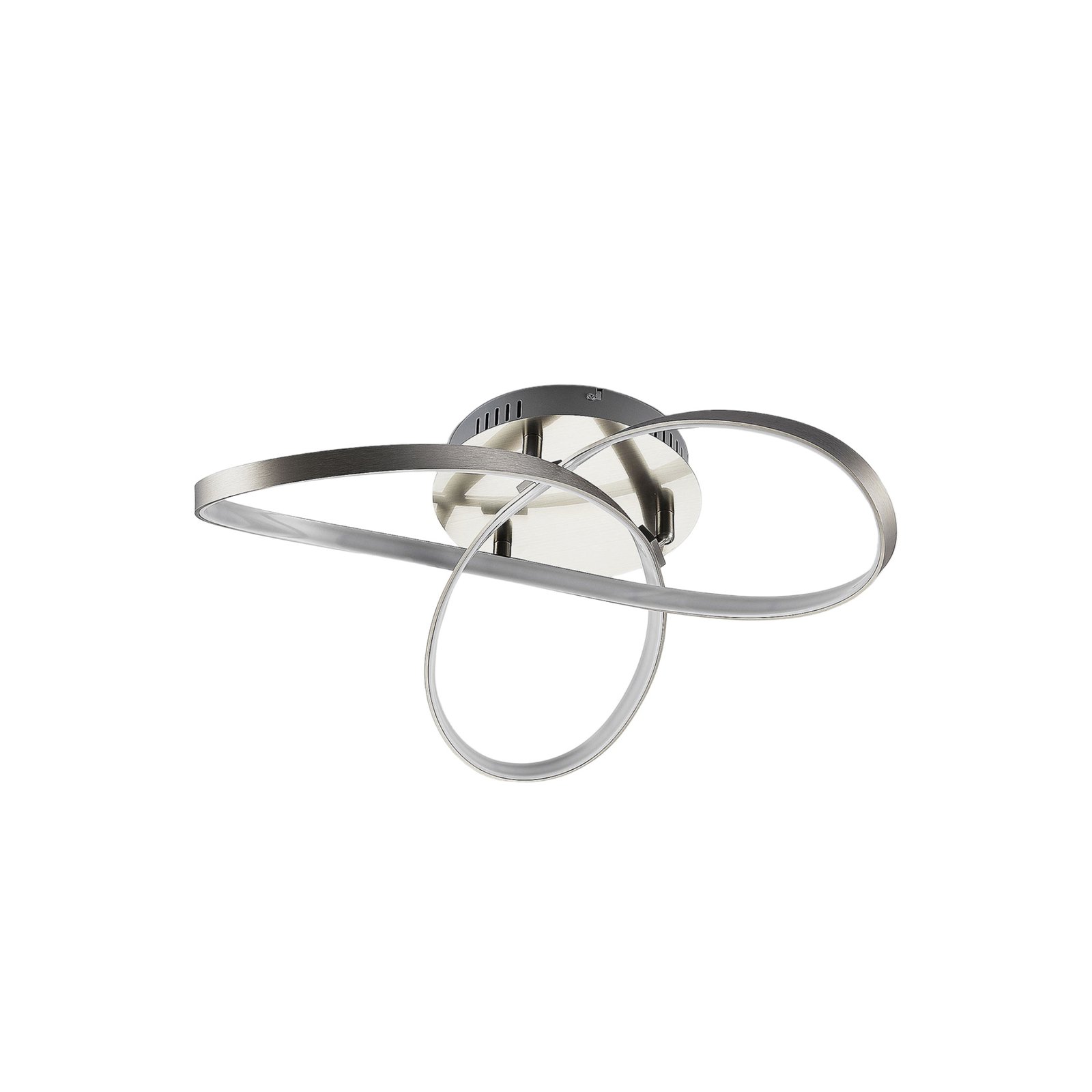 Saliha Deckenleuchte Nickel/White - Lindby