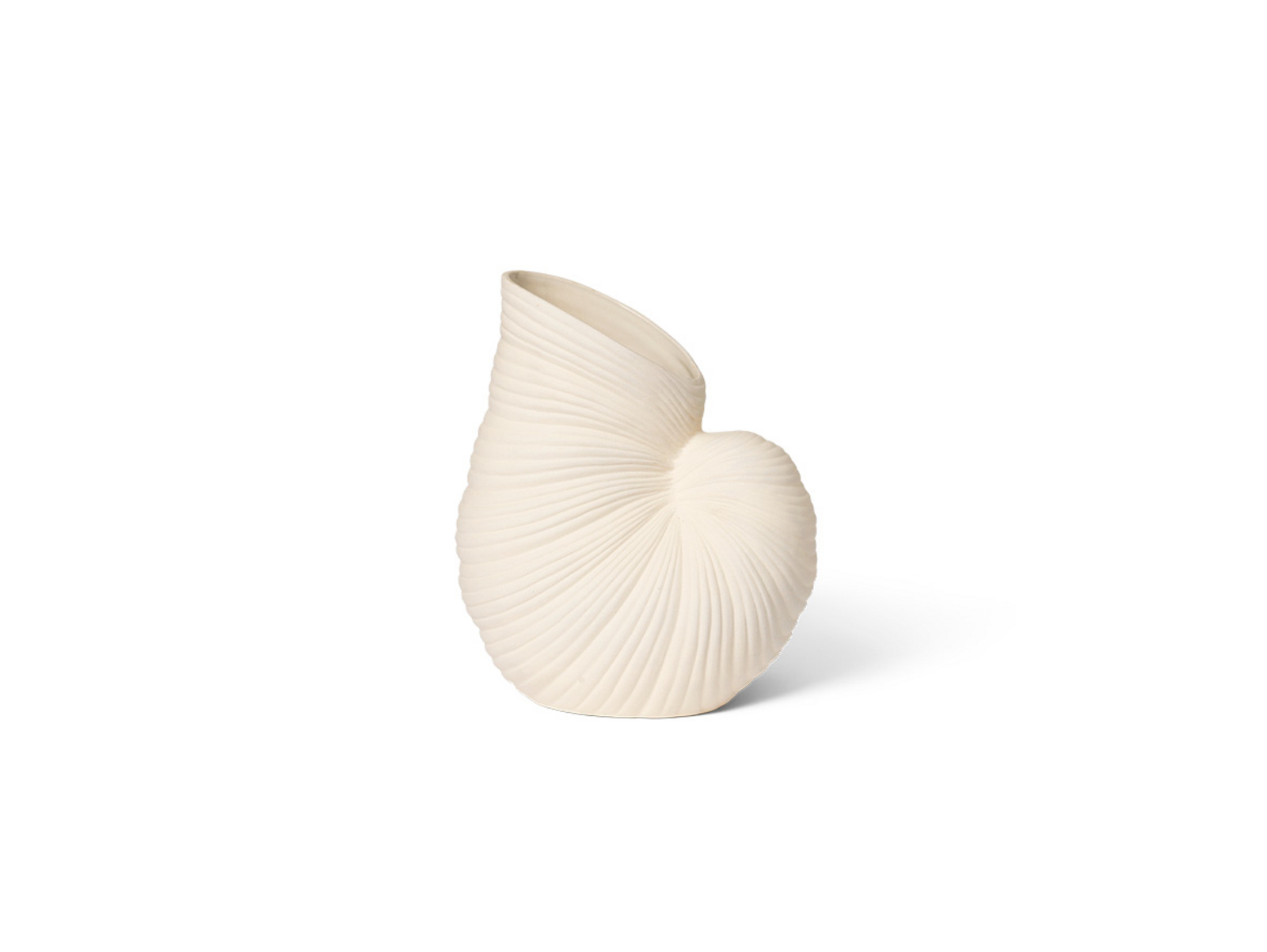 Shell Vase Off-White - ferm LIVING