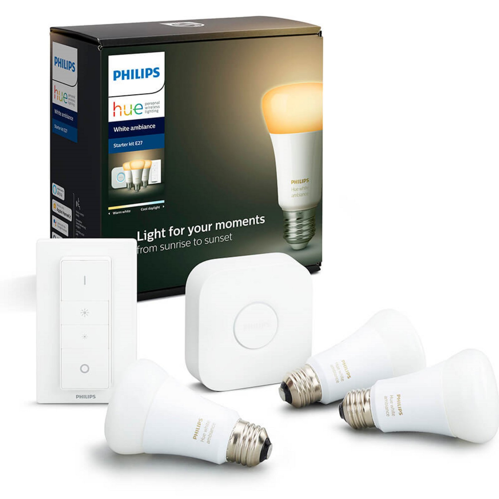 Philips Hue White Amb. Steleter Kit 3 Bluetooth E27 - Philips Hue