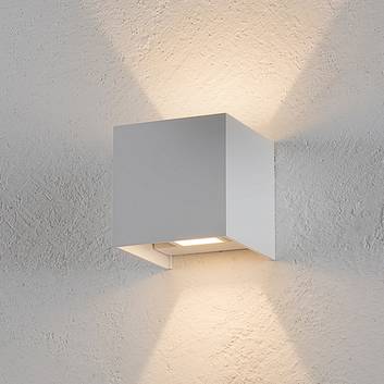 Helestra Siri 44 L Outdoor Wall Lamp Up/down White | Lights.co.uk