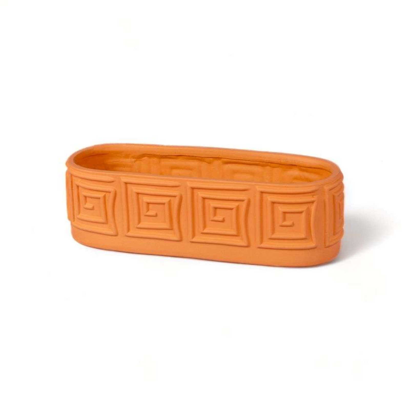 Magna Graecia Greca Box With Subpot Terracotta - Seletti