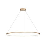 LED-Hängelampe Saturno, Ø 120 cm, goldfarben, 1-fl., 4.000 K