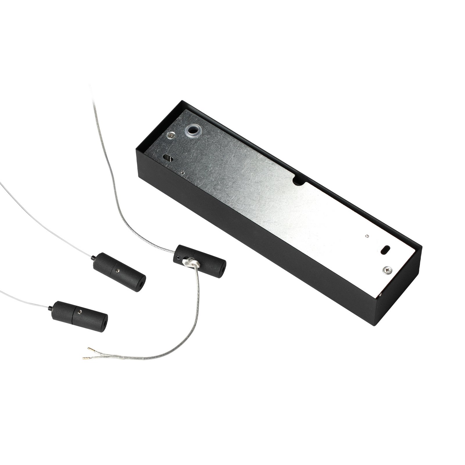 Ideal Lux LED-Pendel Oracle Slim 50 x 50 cm schwarz 3.000 K