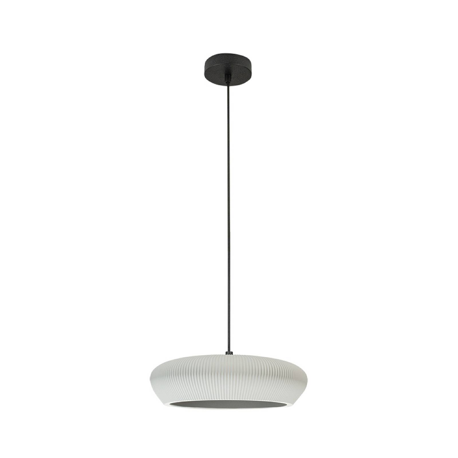 Hängeleuchte 2592, grau, Ø 29 cm, Ton, G9