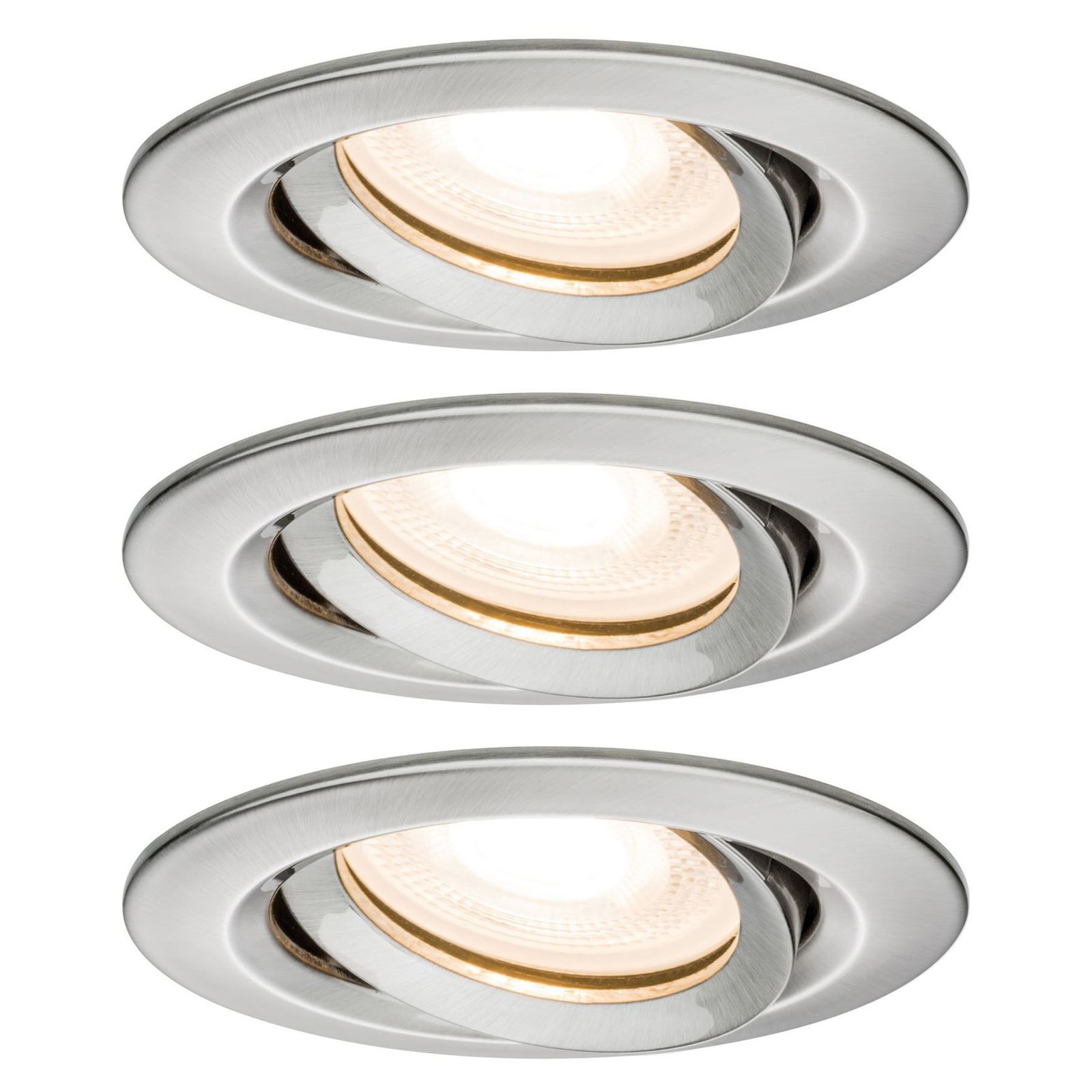 Nova LED recessed spotlight, dimmable, IP65, iron - Paulmann