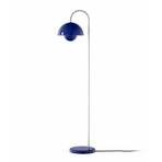 &TRADITION Lampadaire Flowerpot VP12, bleu cobalt, hauteur 122cm