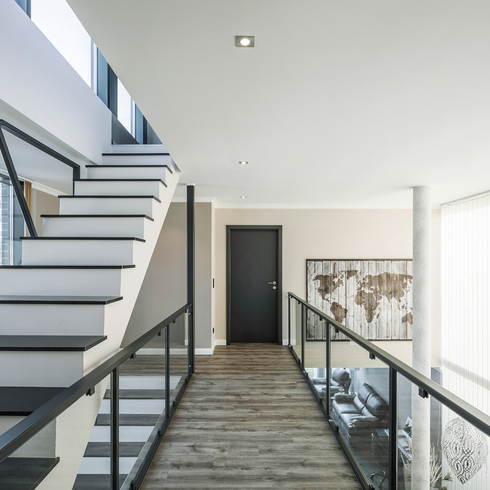 BRUMBERG LED-Einbaustrahler IP65 eckig dimmbar