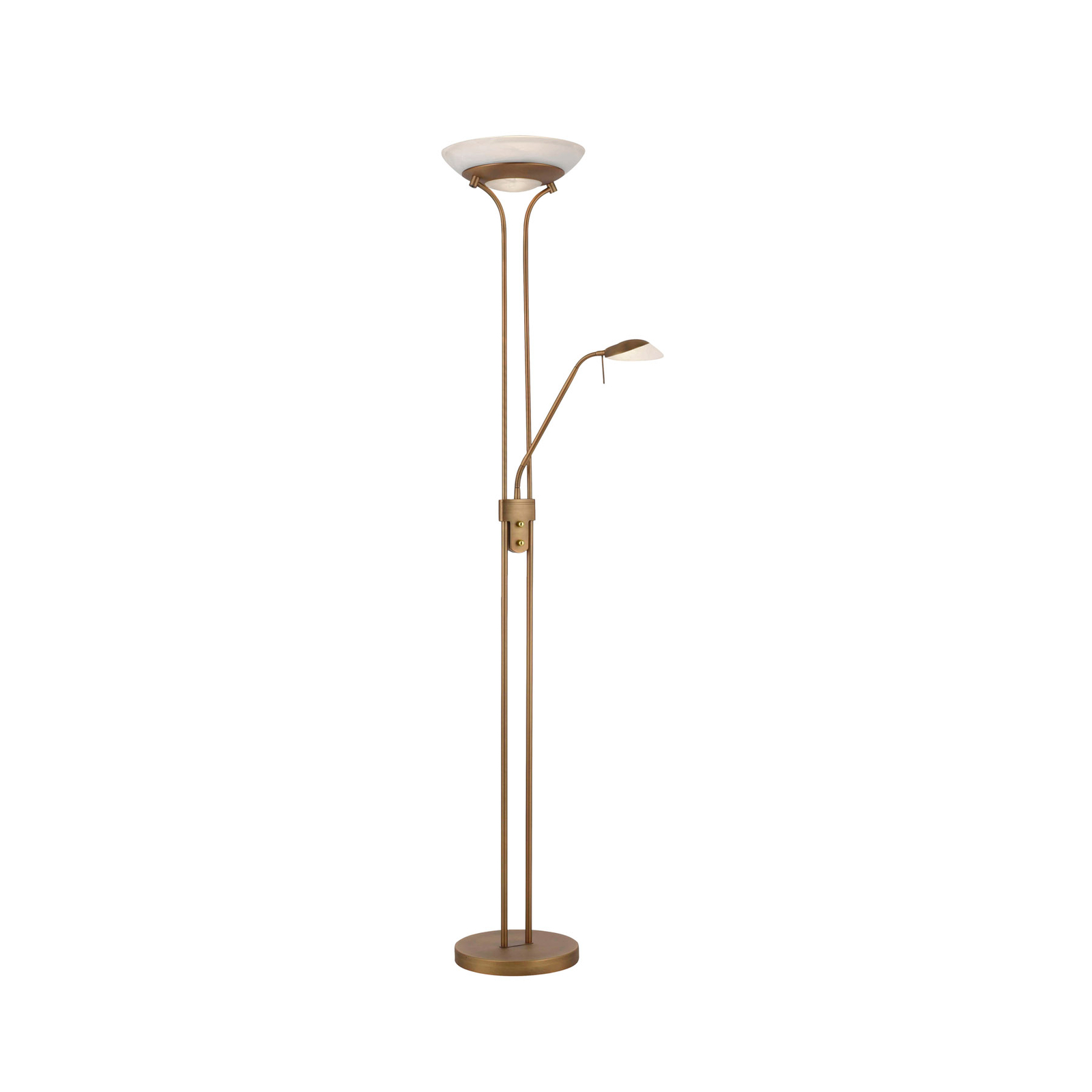 Lampa stojąca LED Zahara z lampką, ściemniana