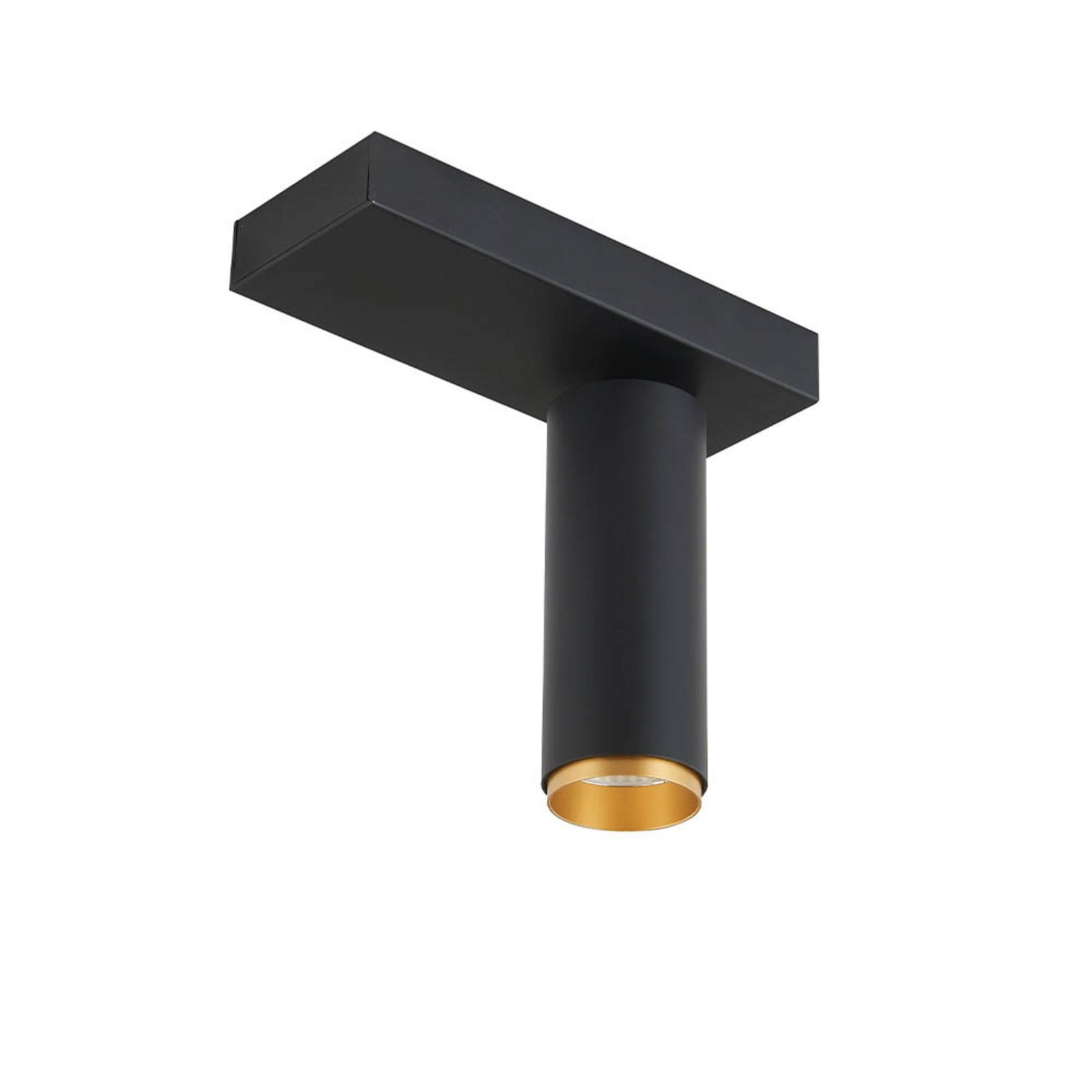 X-Beam Ceiling Lamp Single Black Gold - Loom Design