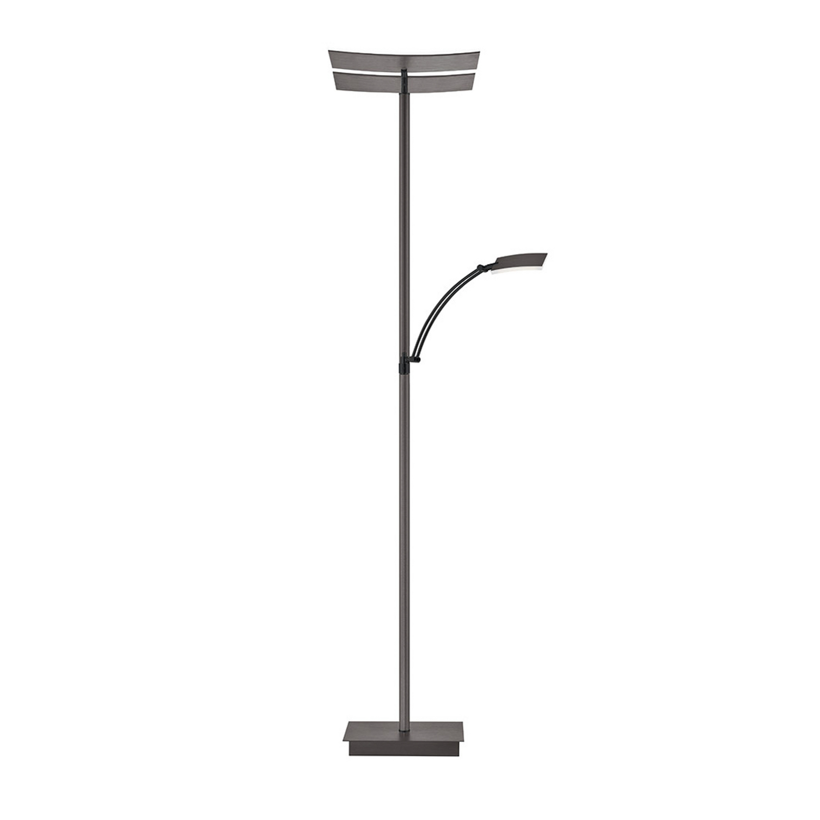 LED-Stehlampe Andy, bronze, Höhe 185 cm Metall CCT 3-flg.