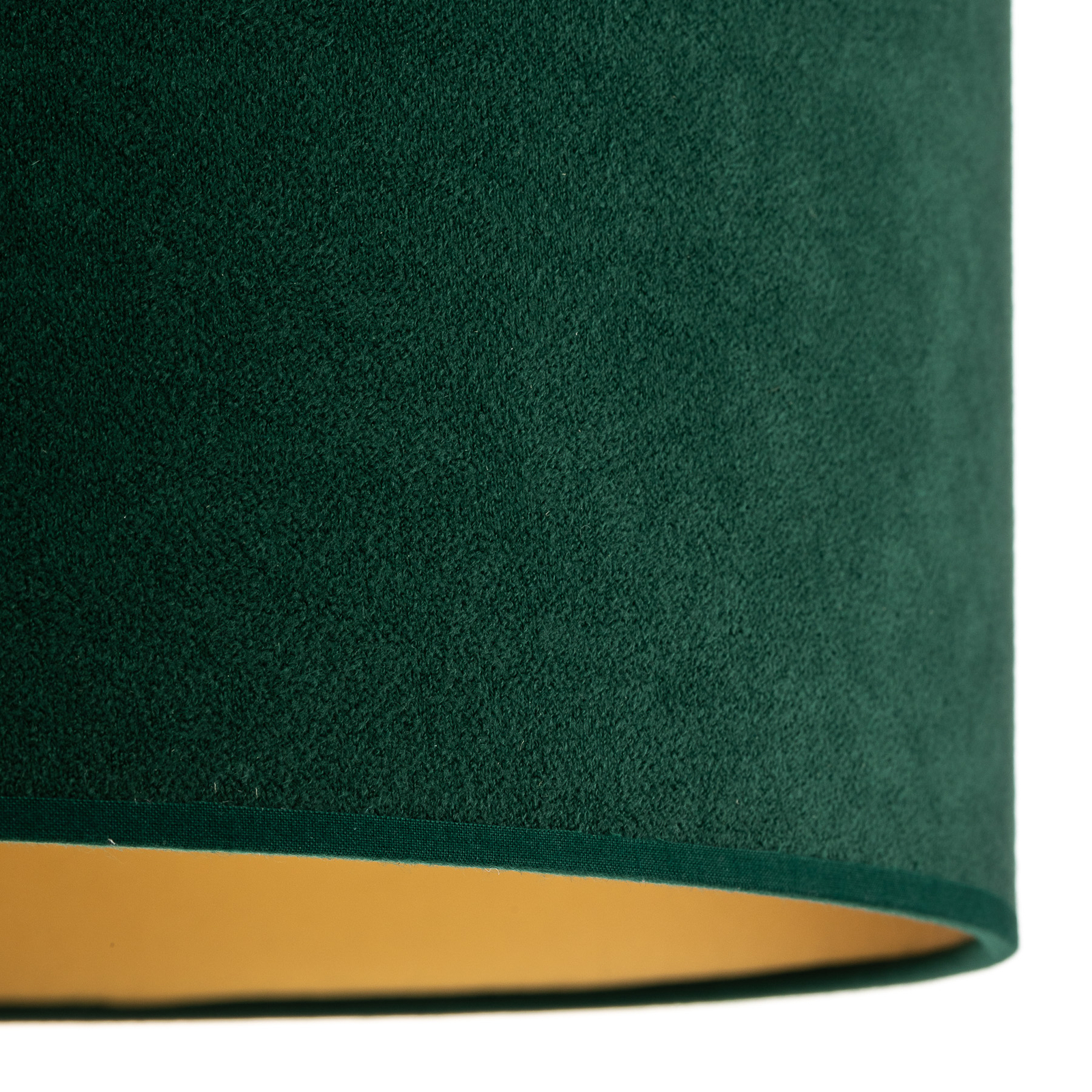 Loftlampe Golden Roller Ø 40 cm mørkegrøn/guld