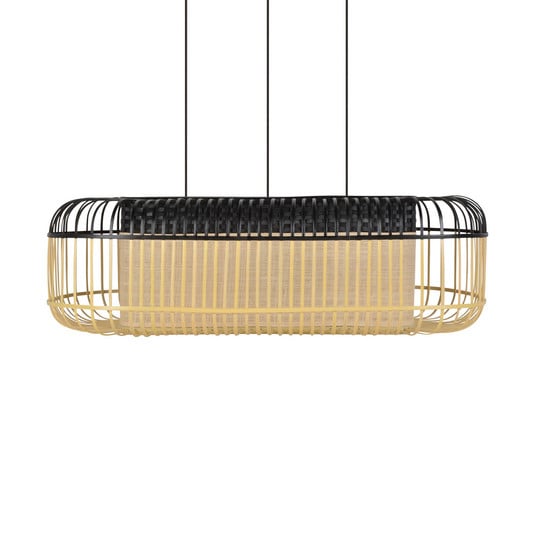 Forestier Bamboo oval L Pendel schwarz/natur