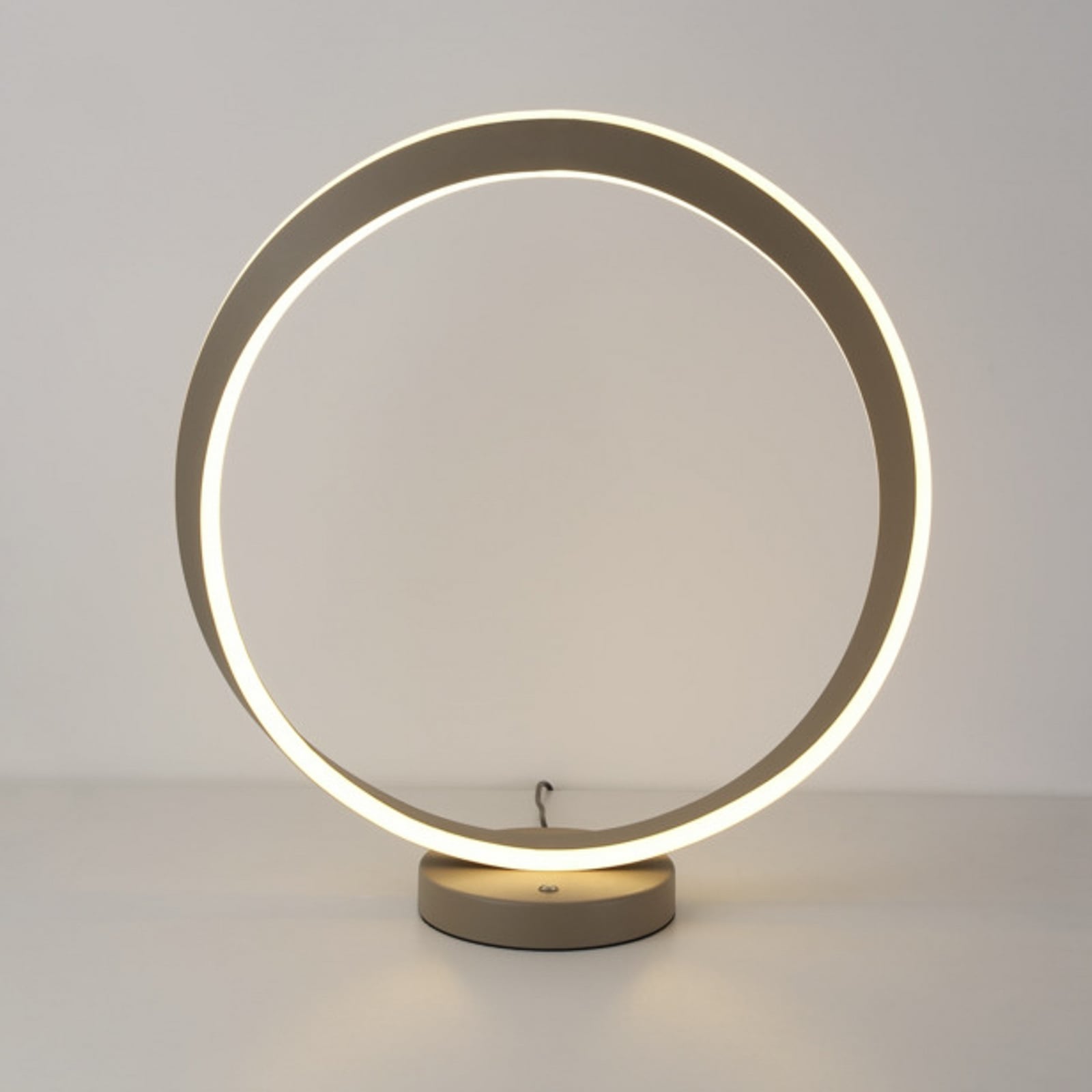 Lampe de table LED EGLO CAMEROTA, beige, hauteur 44 cm, CCT, à intensité Lampe de table LED EGLO CAMEROTA, beige, hauteur 44 cm, CCT, à intensité